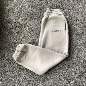 Comfort Women's Track Joggers in Light Beige